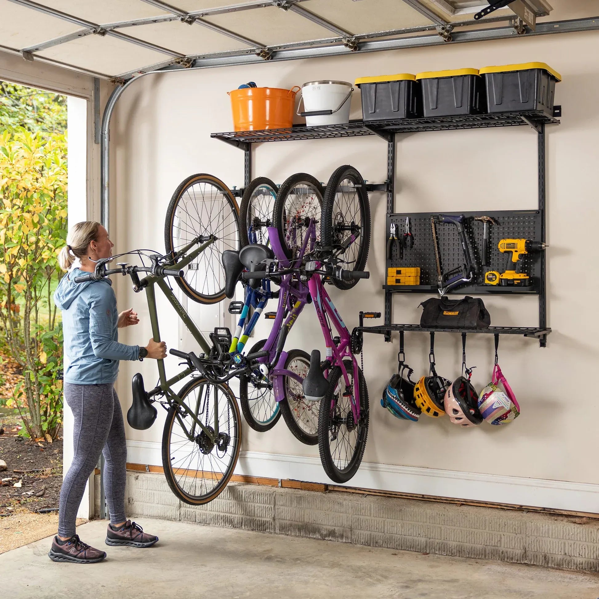 How to Hang Bikes in Your Garage