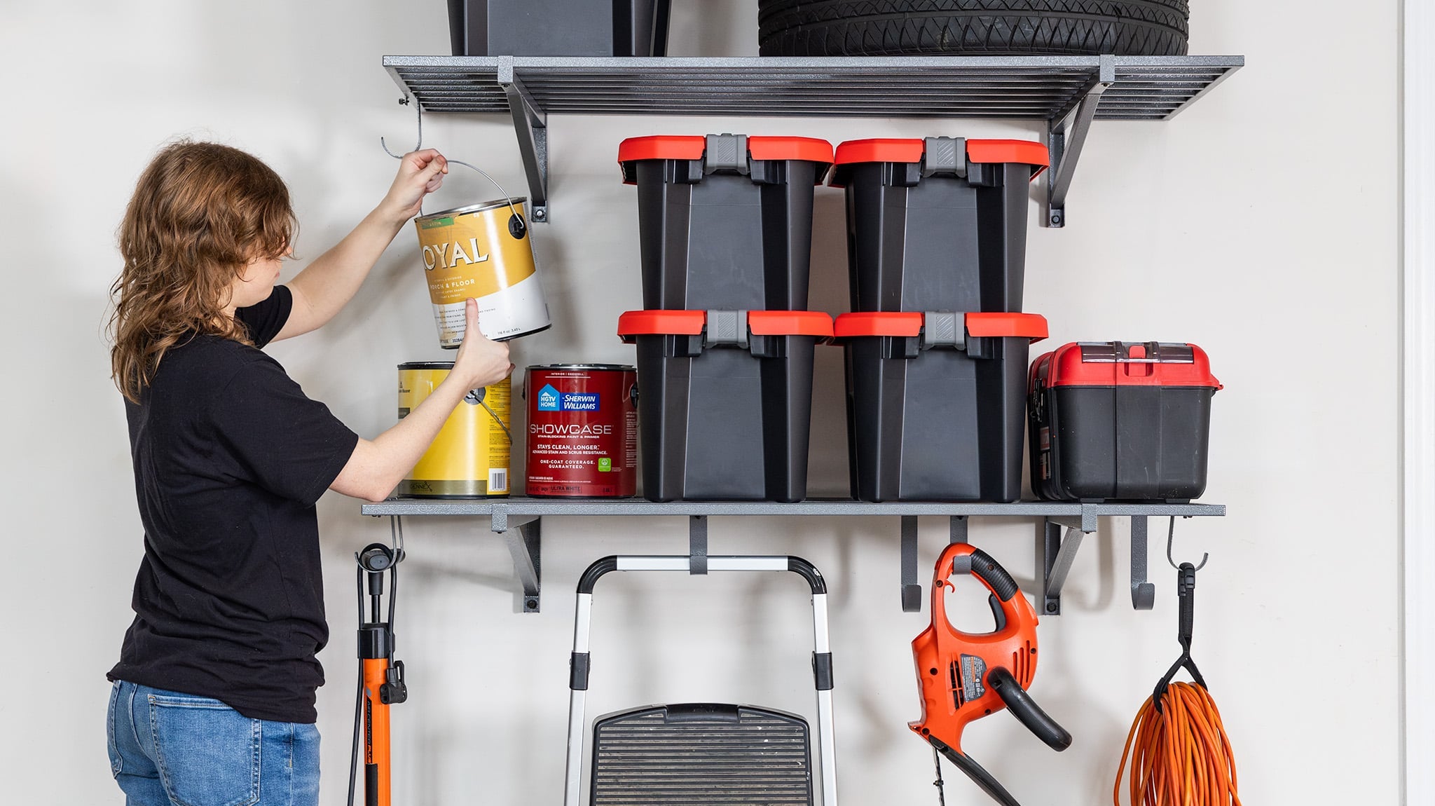 9+ DIY Shelving Ideas to Organize Your Garage, Shed, and Home