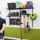 wall mount tool rack