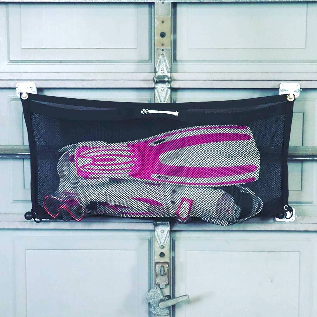 water diving gear garage holder