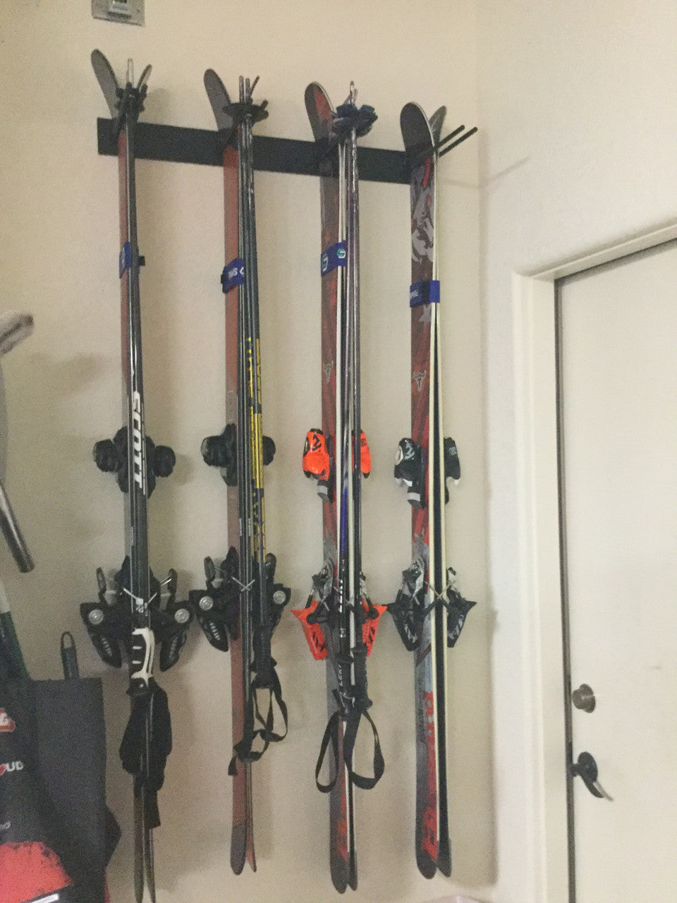 snow ski garage storage hooks