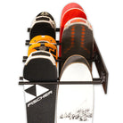 wall storage organizer for 8 pairs of skis
