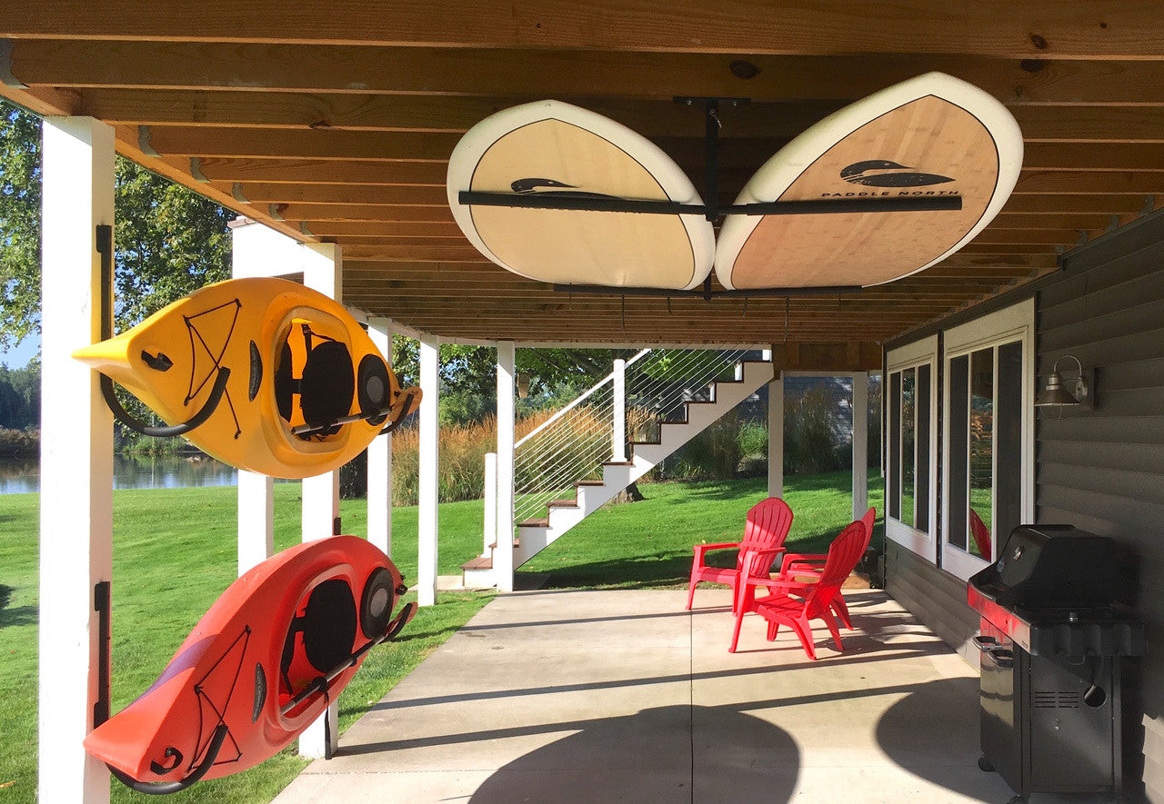 double surfboard ceiling mount