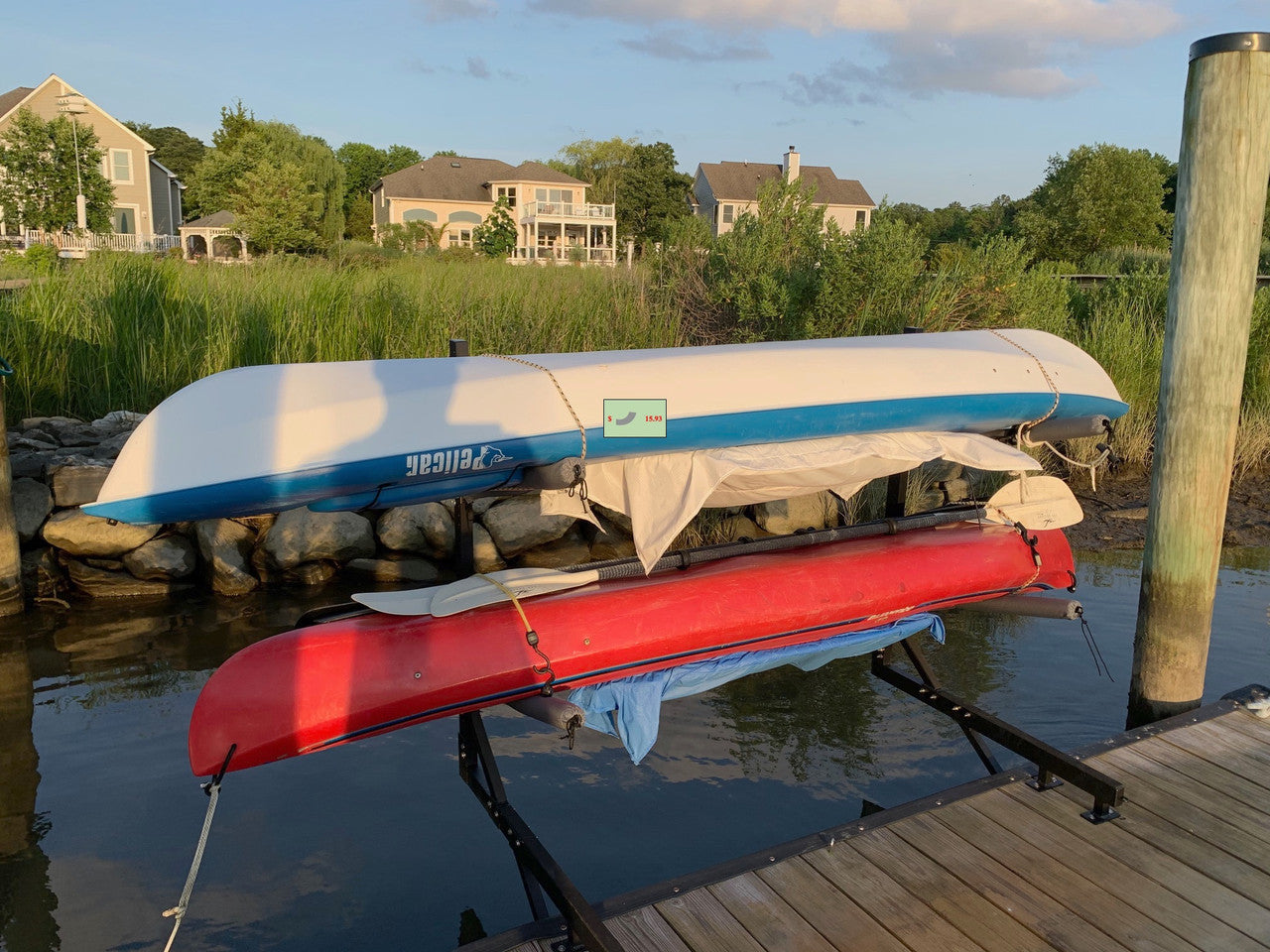dock rack for kayaks