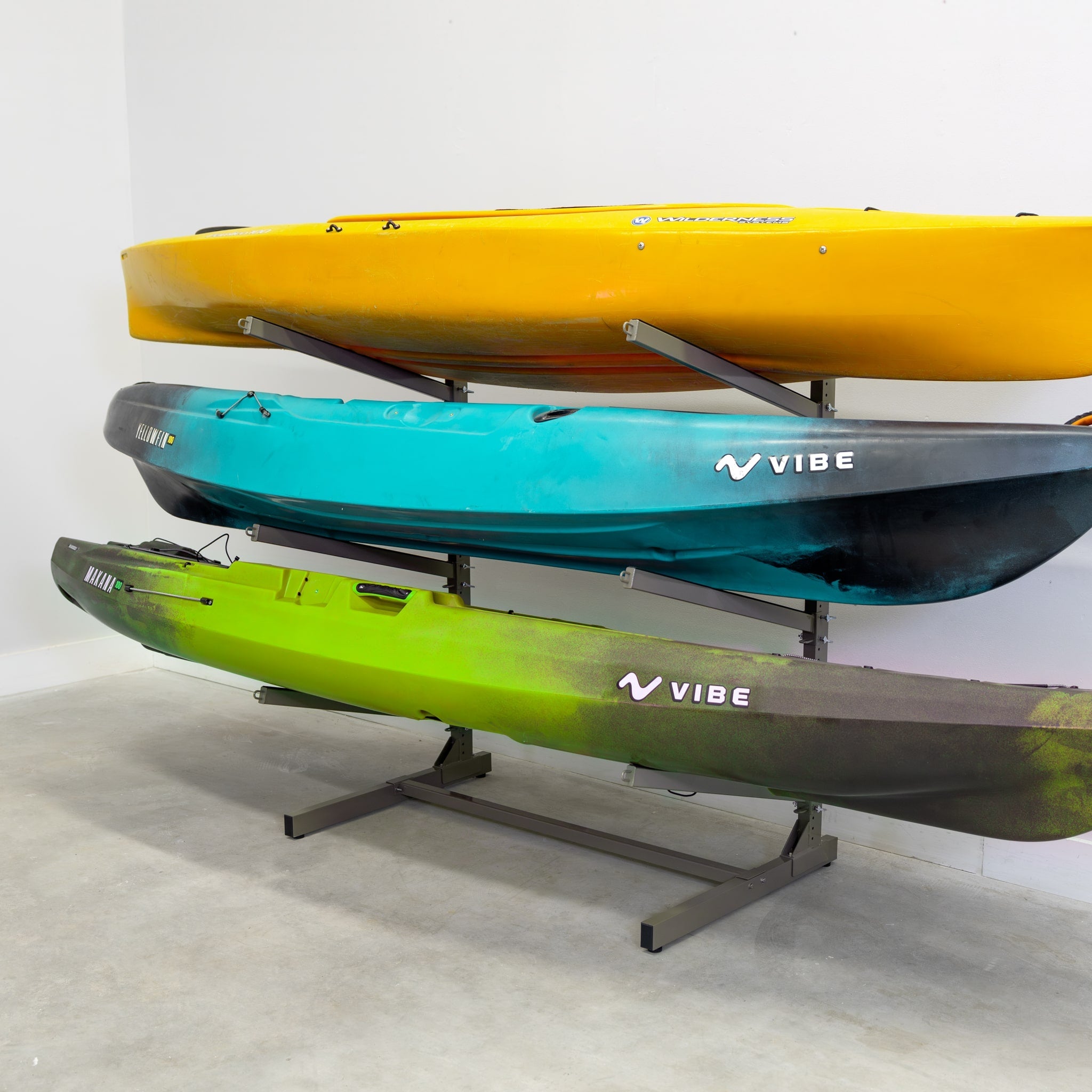3 kayak rack