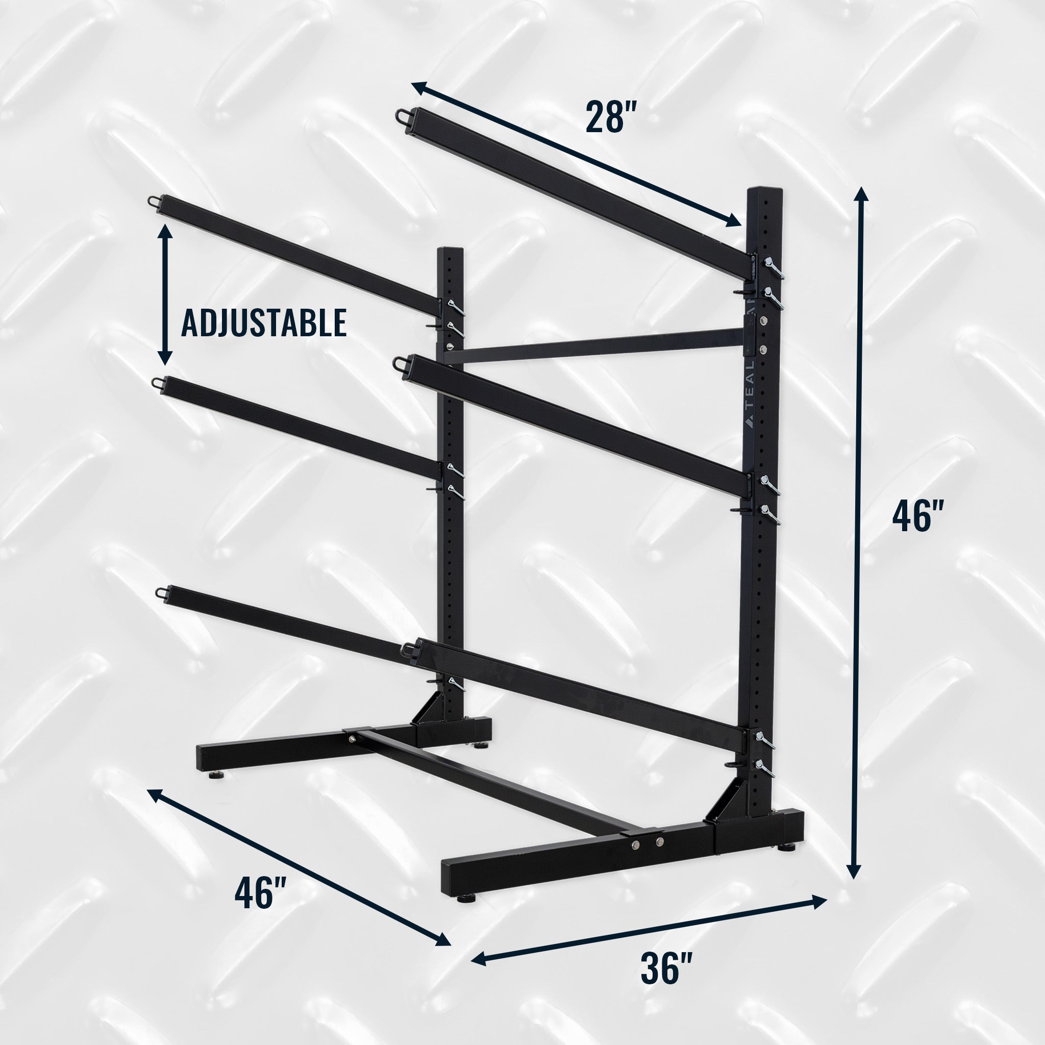 adjustable kayak rack