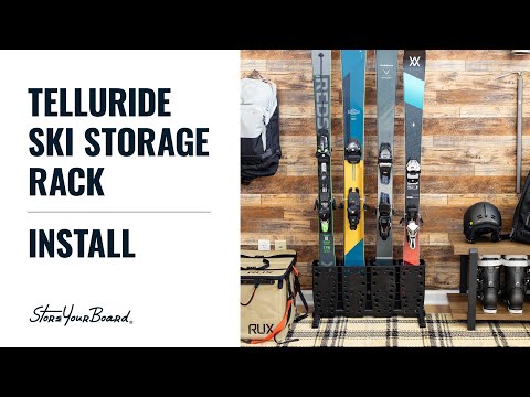 telluride ski storage rack installation