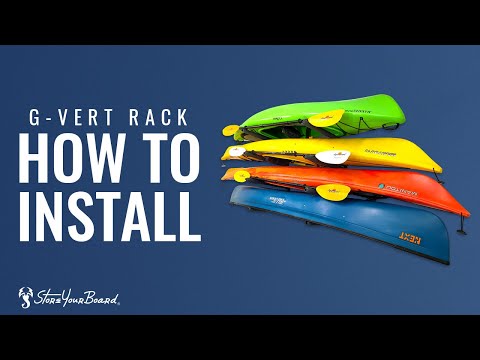storeyourboard kayak organizer rack