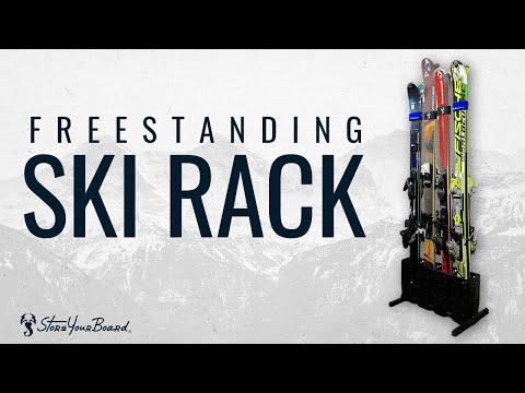 upright ski storage rack