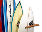 organized shortboard longboard storage
