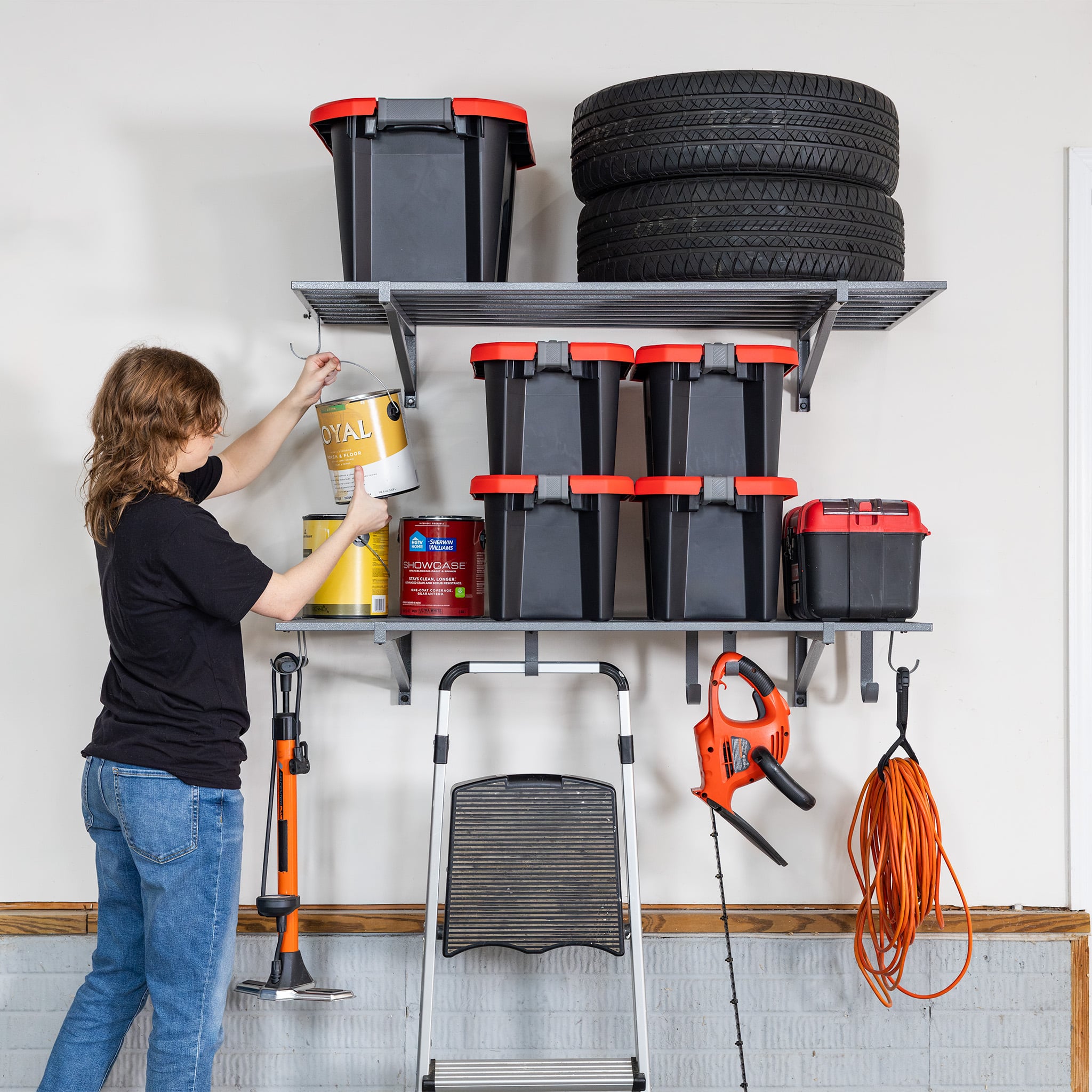 9+ DIY Shelving Ideas to Organize Your Garage, Shed, and Home