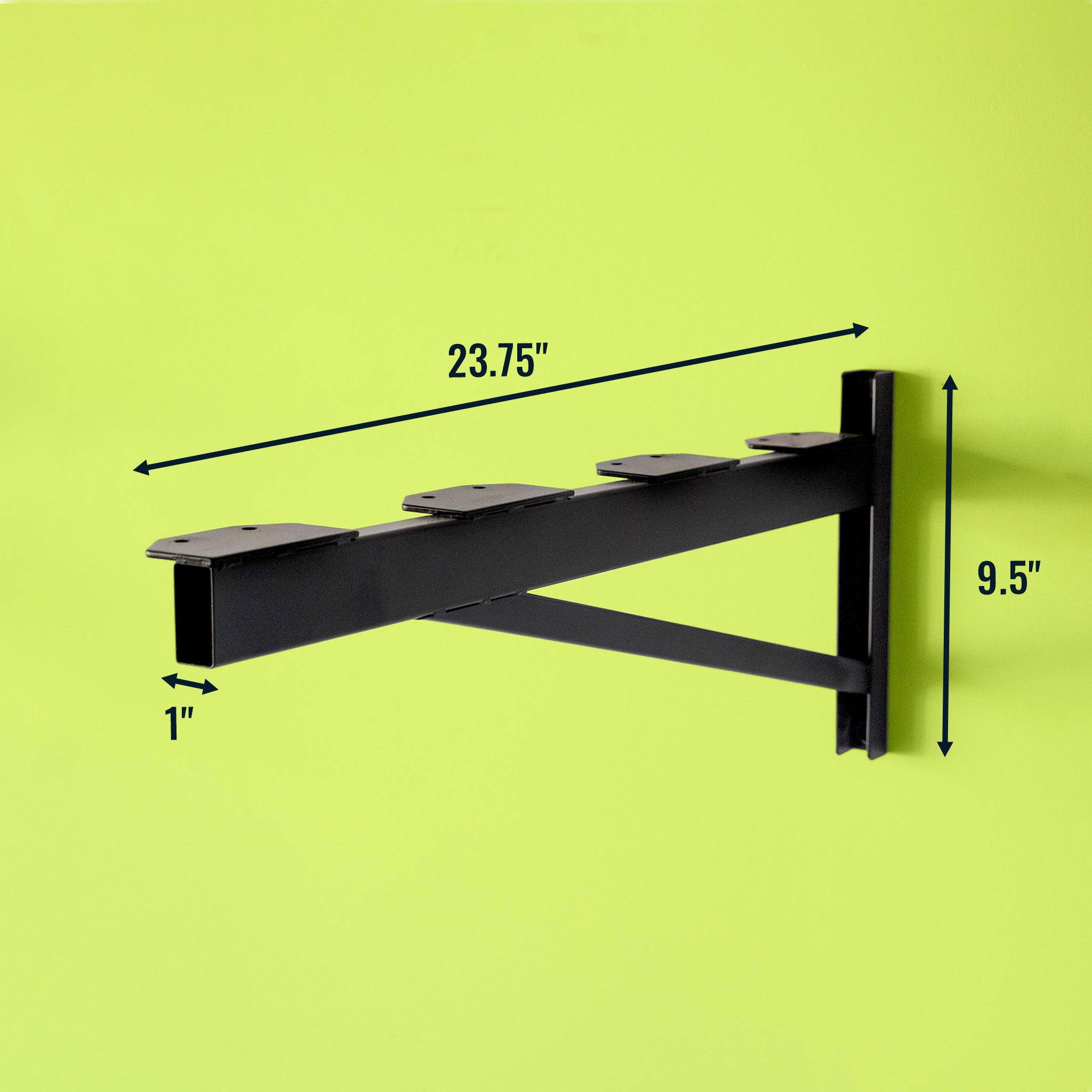metal wall shelf support