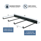 heavy duty chair rack