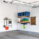 garage wall shelves brackets