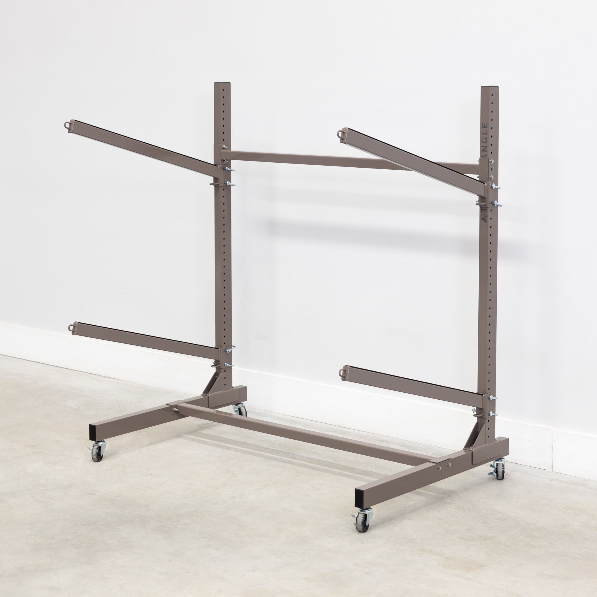 2 kayak wheeled rack