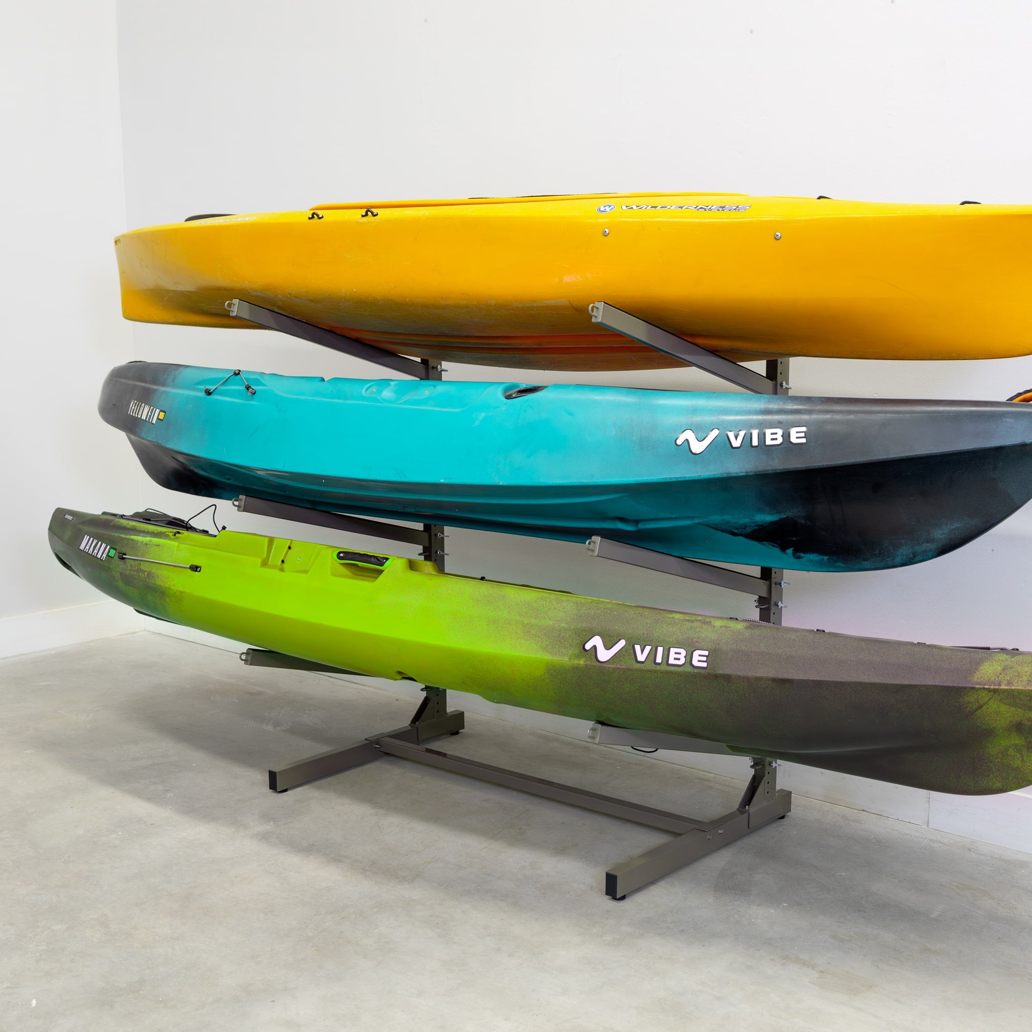 3 kayak rack