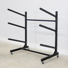 3 kayak wheeled storage rack