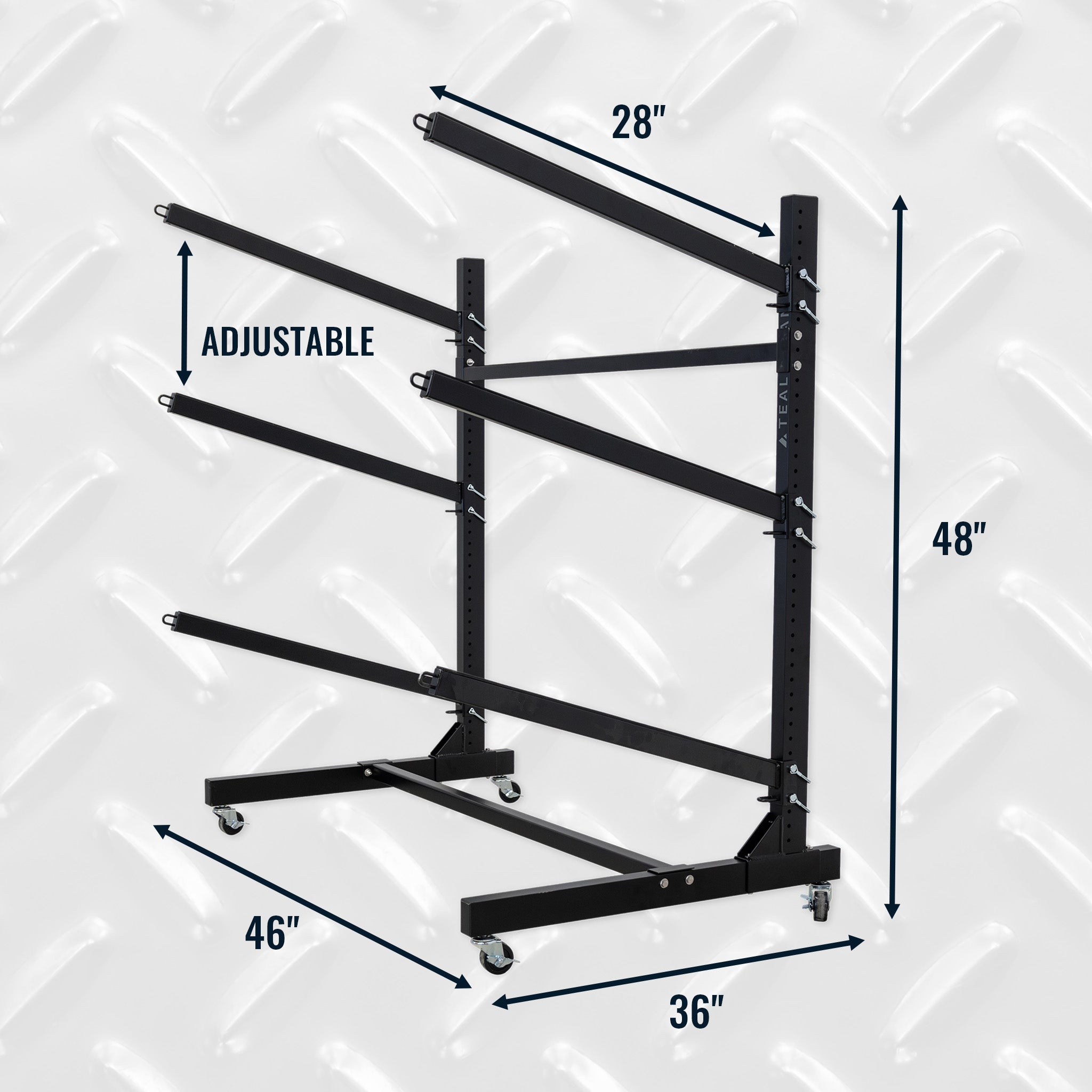 3 SUP organizer on wheels