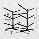 6 kayak storage rack