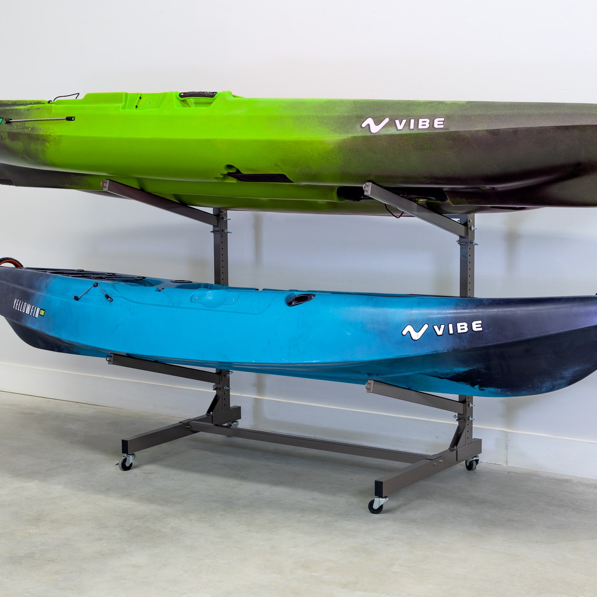 kayak stand on wheels