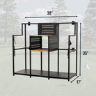 metal golf rack