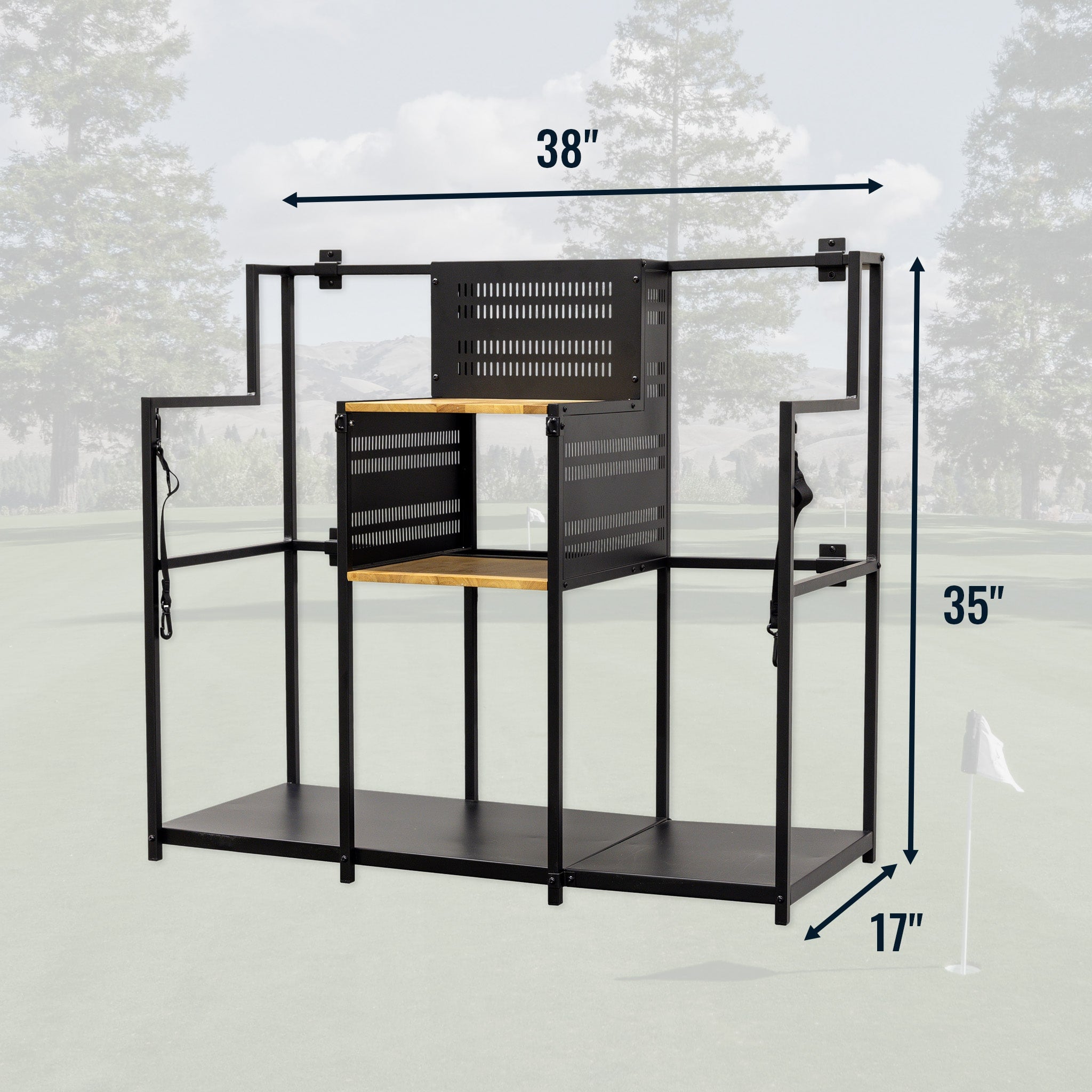 metal golf rack