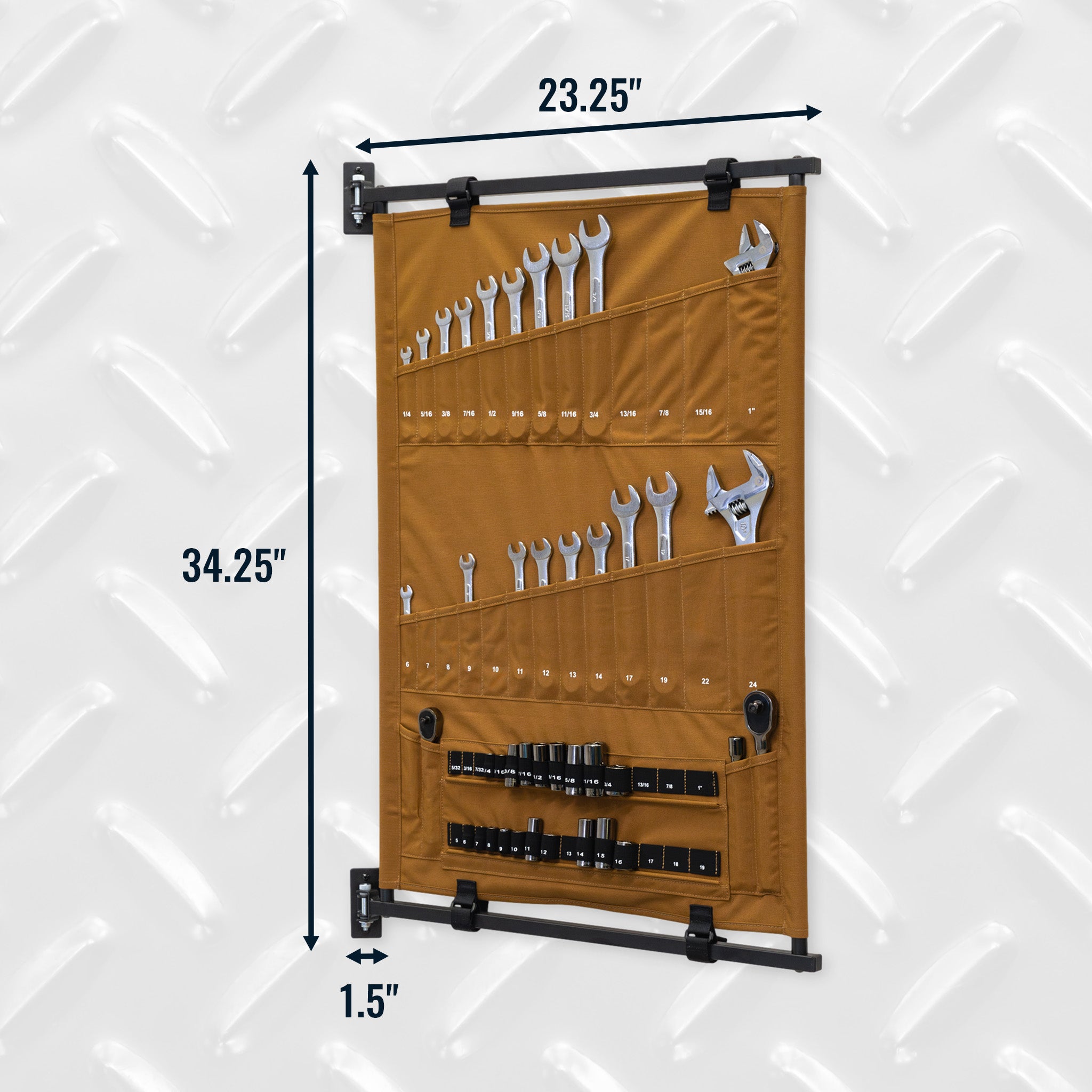 swivel hand tool organizer