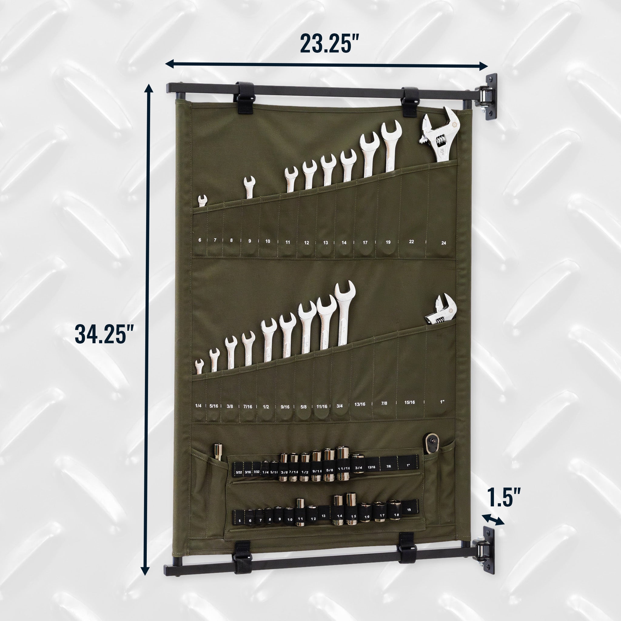 garage socket wrench organization