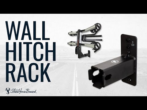 wall hitch rack for organizing garage