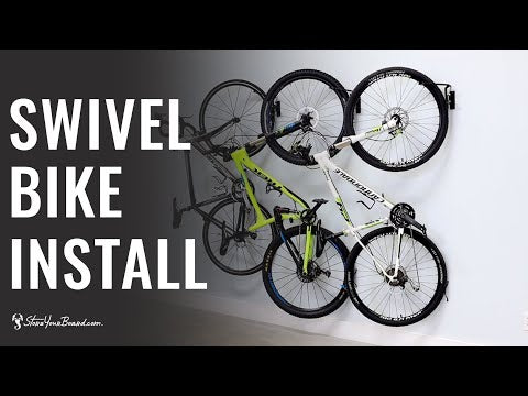 wall bike rack installation
