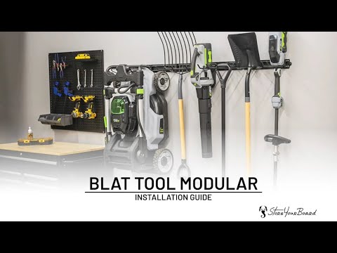 garage tool organizer installation